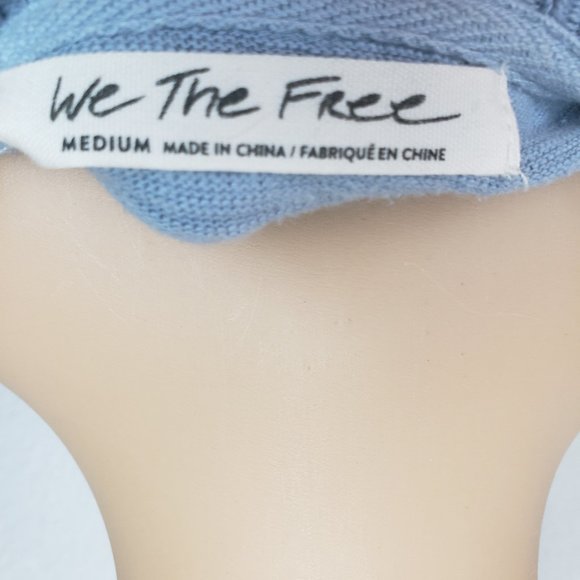 We The Free Layered Sleeve Cuff Cotton Sweater Thermal with Thumbhole - Picture 6 of 9